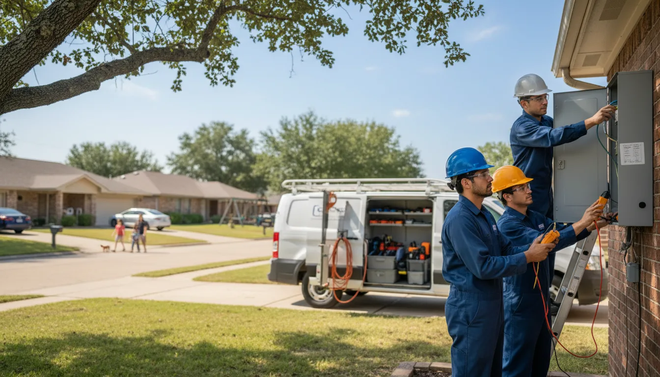 Certified electrician providing emergency electrical services in Midville, GA
